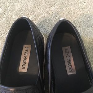 Steven Madden ECENTRCQ Black Leather - size 8